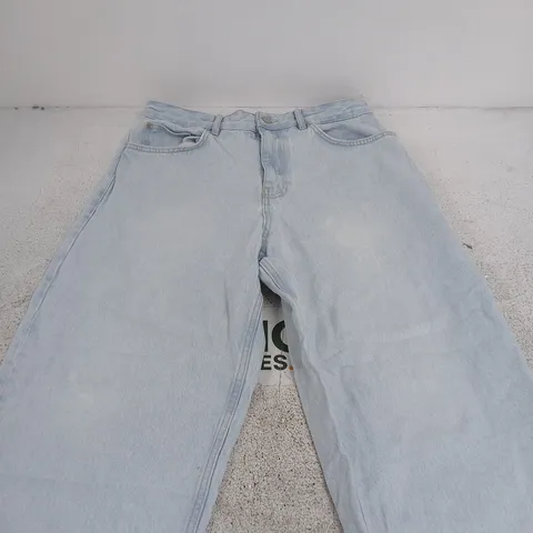 ZARA JEANS β LIGHT-WASH DENIM, UK 12 (EU 40, US 31) MADE IN TURKEY