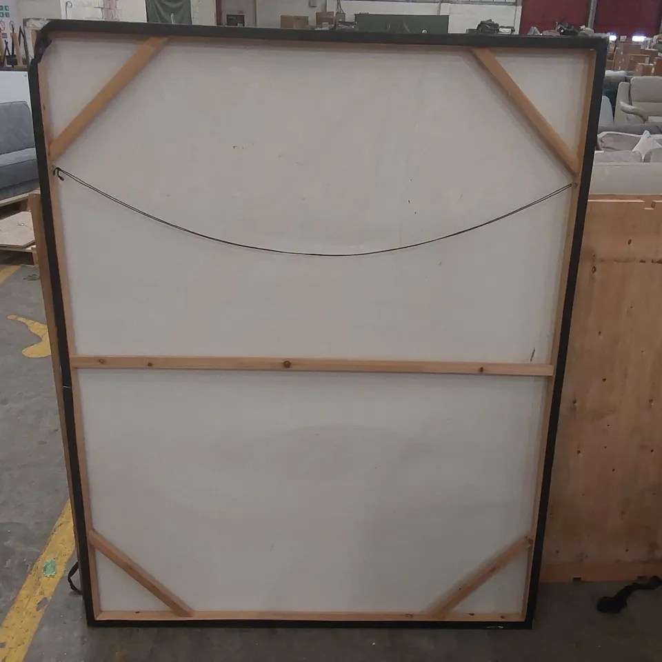 LARGE WRAPPED CANVAS SAIL BOAT PAINTING