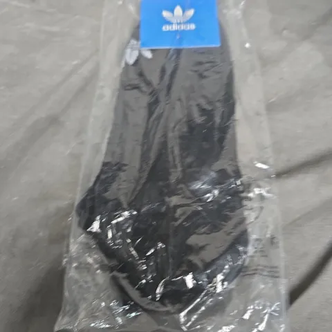 ADIDAS TREFOIL LINER SOCKS – BLACK, SIZE 8-12
