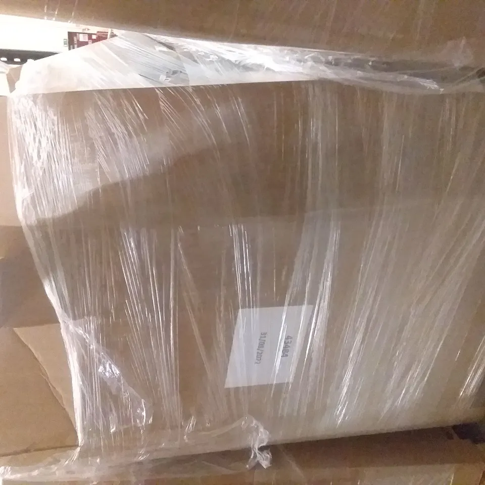 PALLET OF ASSORTED ITEMS INCLUDING INFLATABLE STAND UP PADDLE BOARD, CLAMP STAND, METAL ARCH KIT FOR BALLOONS, SHORT STOOL 