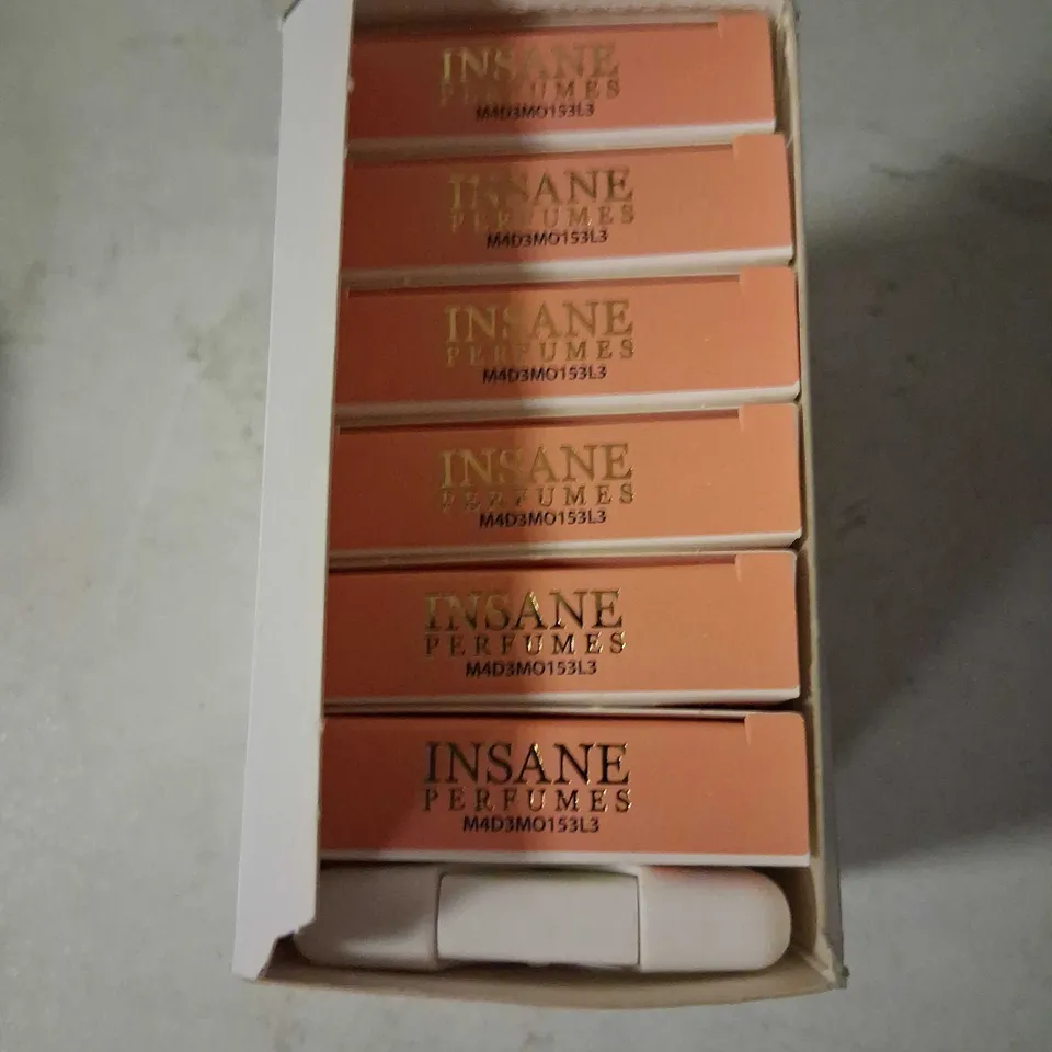 SIX PACK OF INSANE PERFUMES EAU DE PARFUM 20ML 