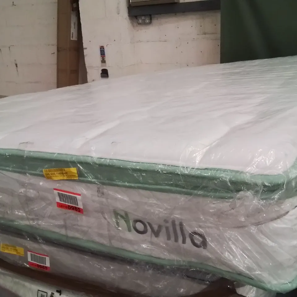 QUALITY BAGGED NOVILLA 25CM ORTHOPEDIC MEMORY FOAM POCKET SPRUNG KINGSIZE MATTRESS 