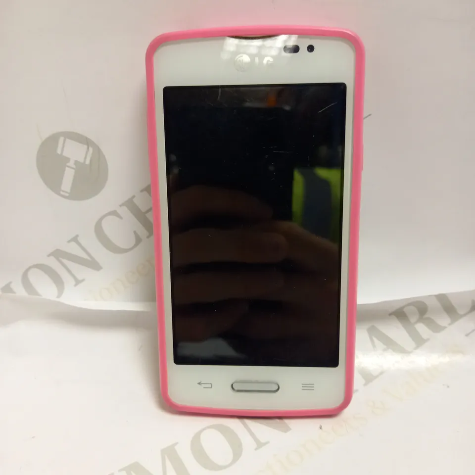 LG L50 MOBILE PHONE IN WHITE & PINK 