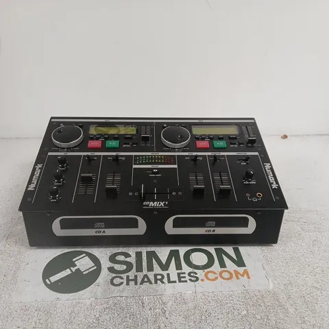 NUMARK CD MIX1 PROFESSIONAL DJ MIXING CONSOLE WITH TWO CD DECKS
