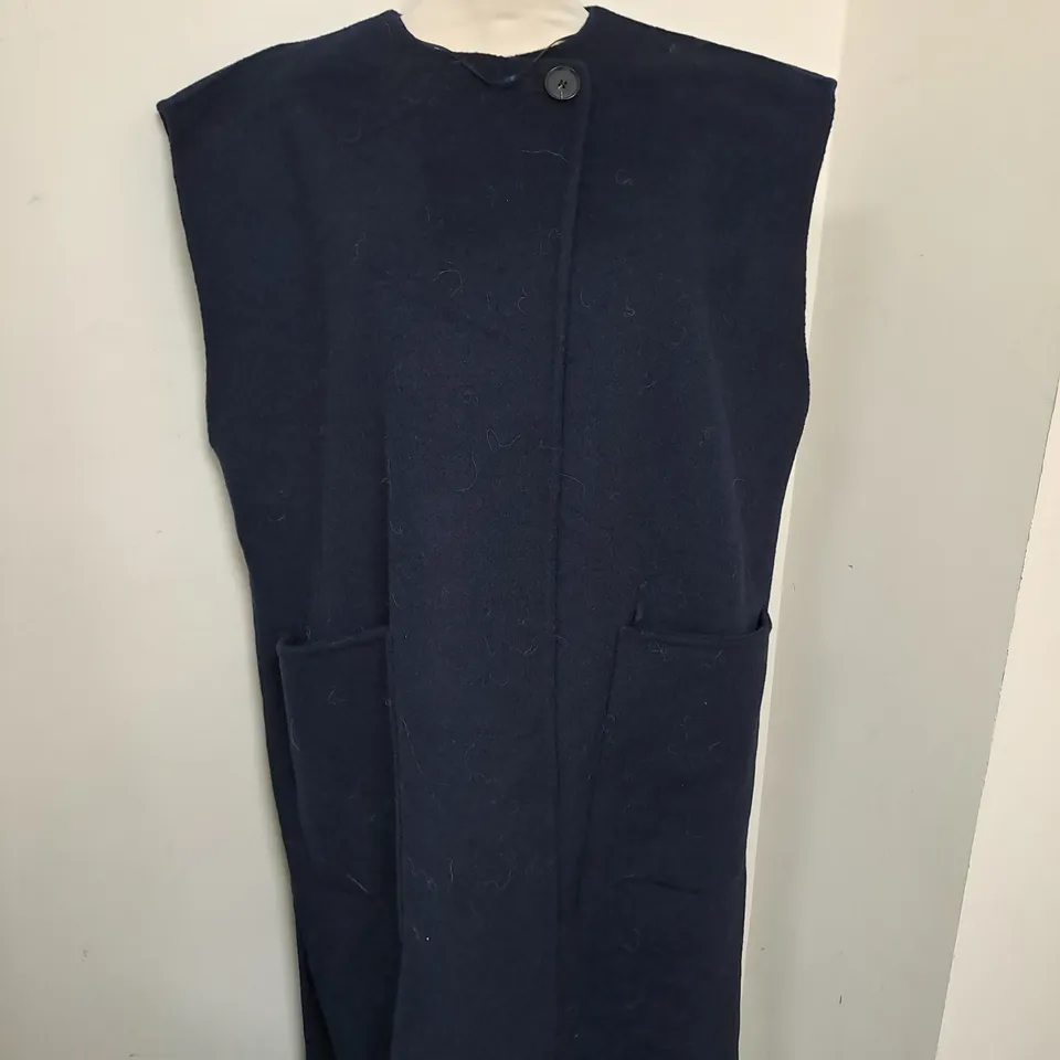 ZARA SLEEVELESS WRAP PLAYSUIT ROMPER IN NAVY SIZE M-L