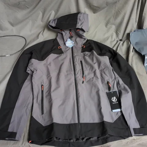 DARE 2B TORREK II JACKET – MEN'S, UK/USA M, BLACK/BOULEVARD