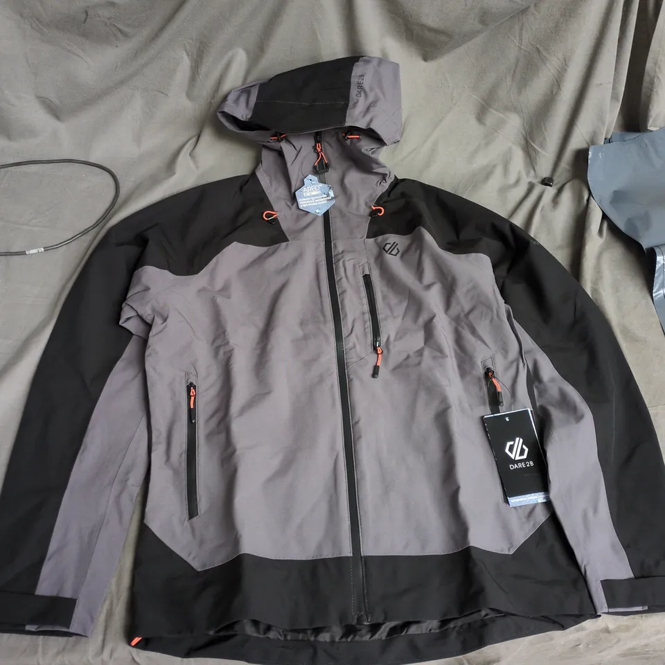 DARE 2B TORREK II JACKET – MEN'S, UK/USA M, BLACK/BOULEVARD