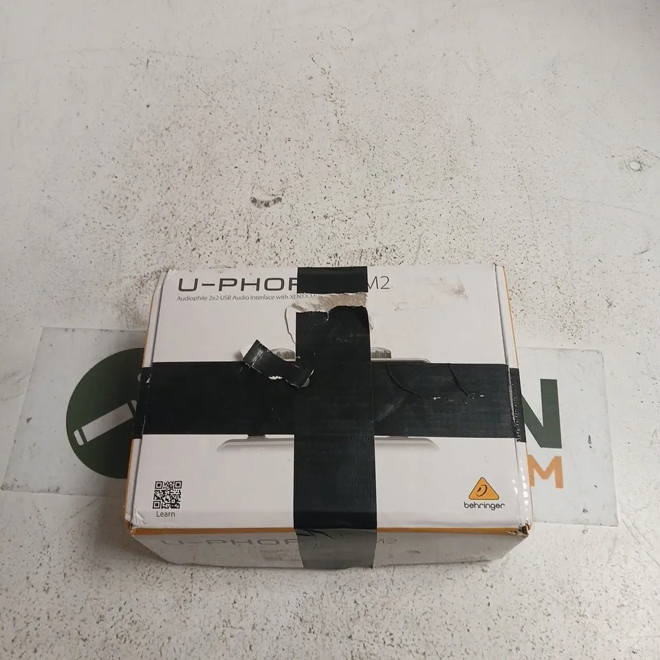 BEHRINGER U-PHONO USB AUDIO INTERFACE – BOXED (M2)