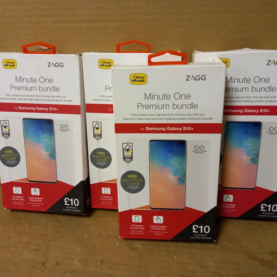 LOT OF 4 MINUTE ONE PREMIUM BUNDLES FOR SAMSUNG GALAXY S10+