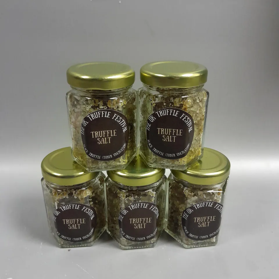 5 X SEALED THE UK TRUFFLE FESTIVAL TRUFFLE SALTS 