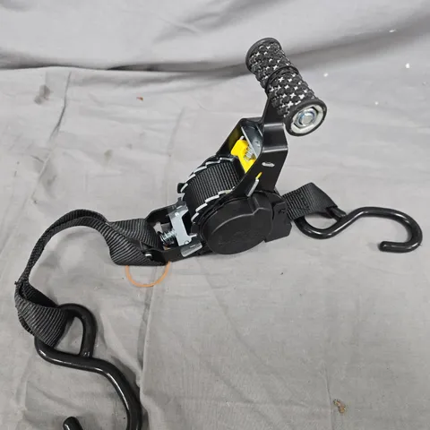 Ratchet Strap Tie-Down with Hooks – Cargo Strapping 