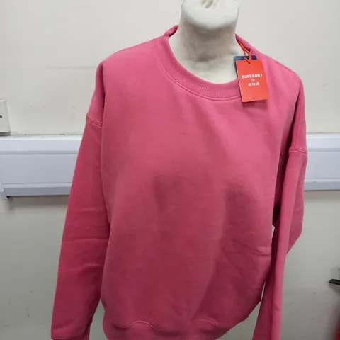 SUPERDRY PINK SWEATER SIZE 16 