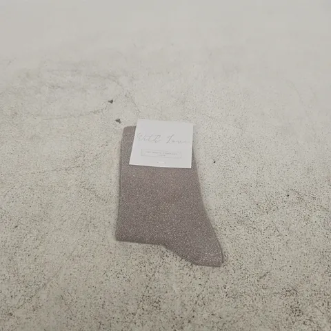 THE WHITE COMPANY ONE SIZE SPARKLE SOCK
