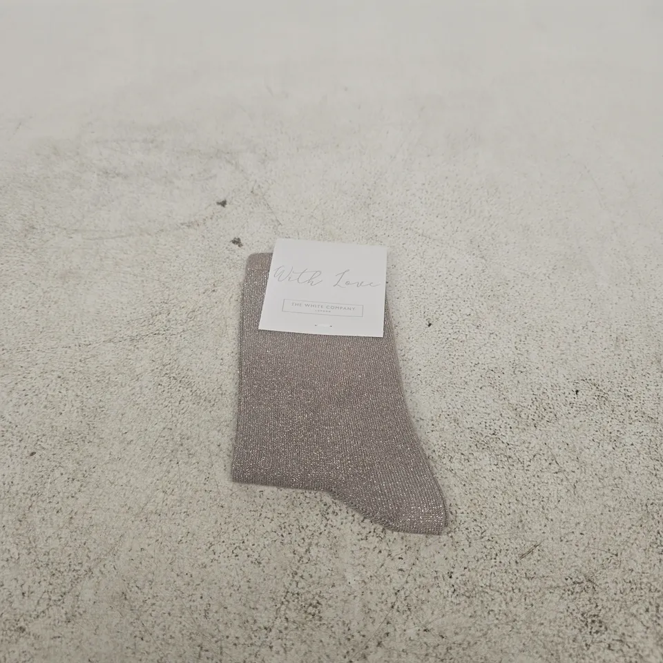 THE WHITE COMPANY ONE SIZE SPARKLE SOCK
