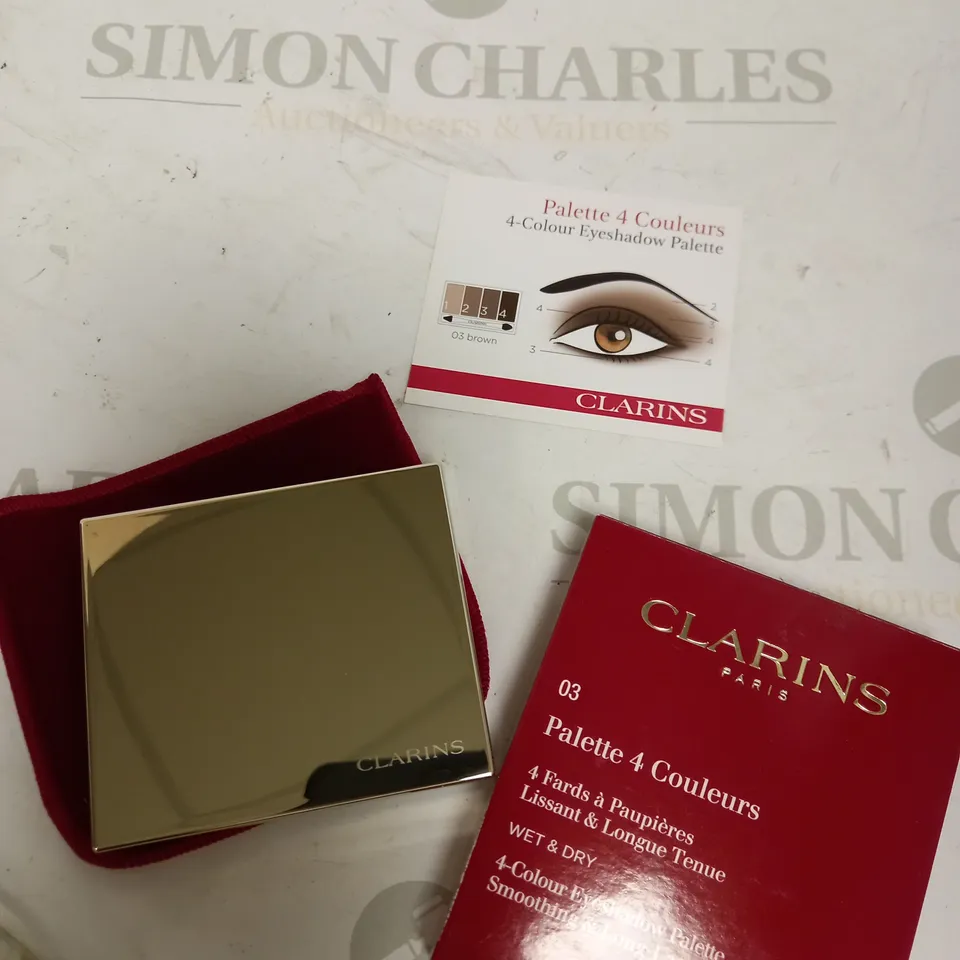 CLARINS EYESHADOW PALETTE 4 COLOURS SHADE 03