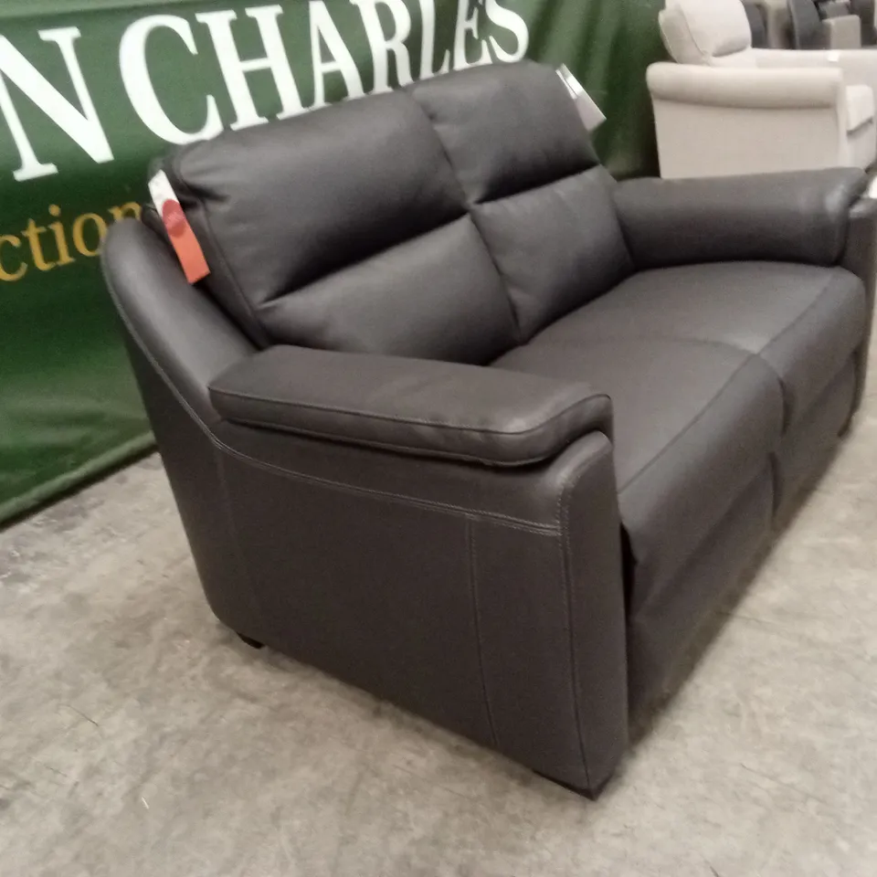 QUALITY DESIGNER ITALIAN MADE AVILA 2 SEATER LEATHER LOVESEAT SOFA