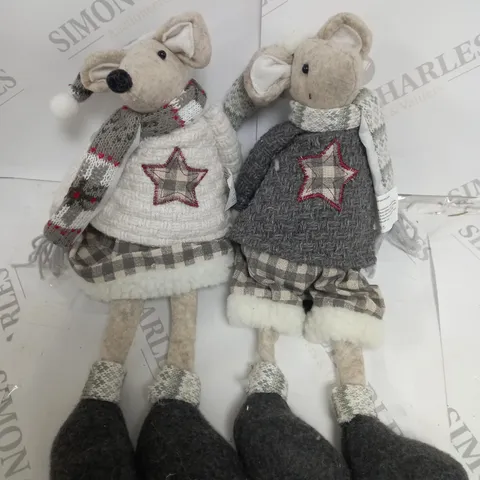 50CM SITTING MICE - BOY AND GIRL
