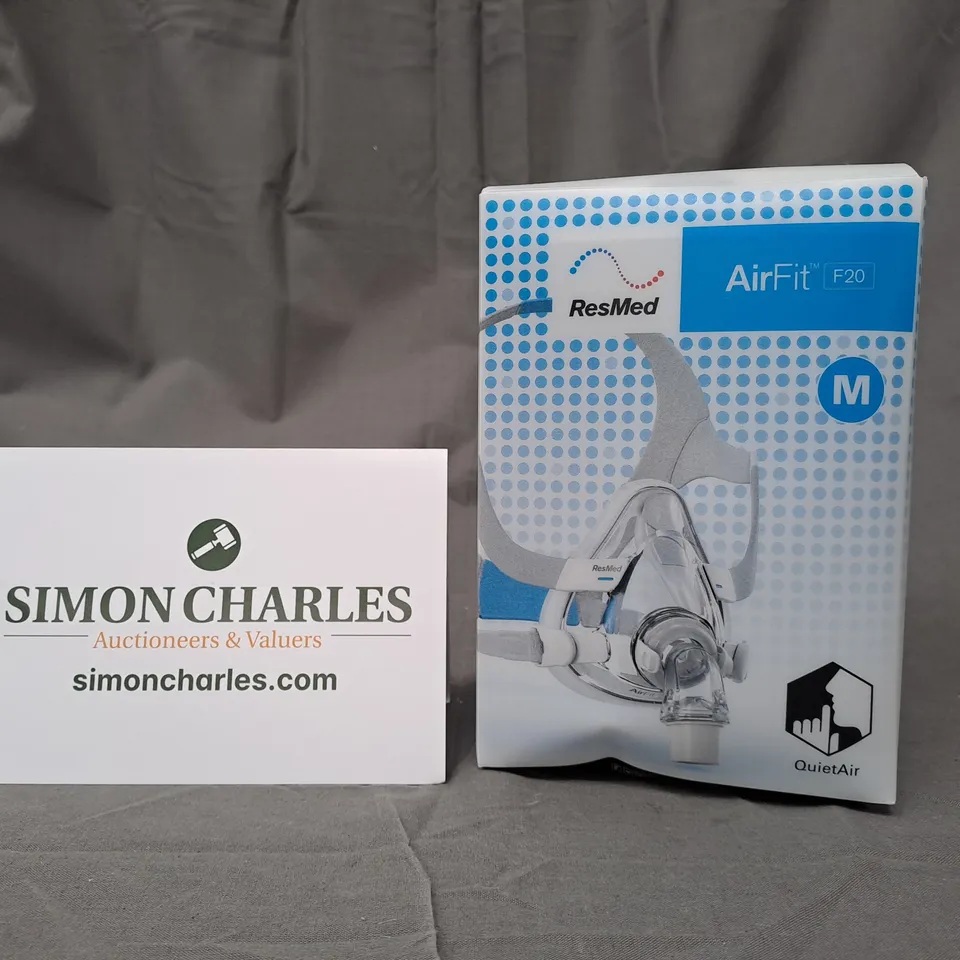 RESMED AIRFIT F20 FACE MASK SIZE MEDIUM