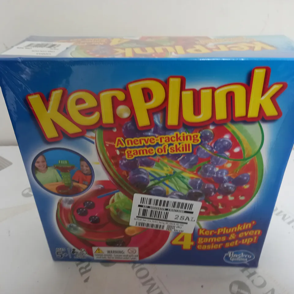 BOXED AND SEALED KERPLUNK GAME FROM HASBRO GAMING RRP £19.99
