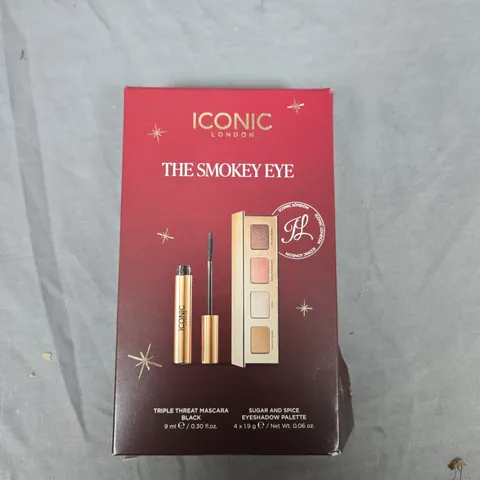 ICONIC LONDON THE SMOKEY EYE BOXED SET – SUGAR & SPICE EYESHADOW PALETTE + TRIPLE THREAT MASCARA