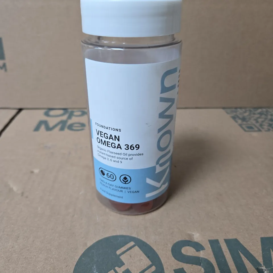 KNOWN FOUNDATIONS VEGAN OMEGA 369 – PLANT-BASED OMEGA 3, 6 & 9 SOFTGELS (60 CAPSULES)