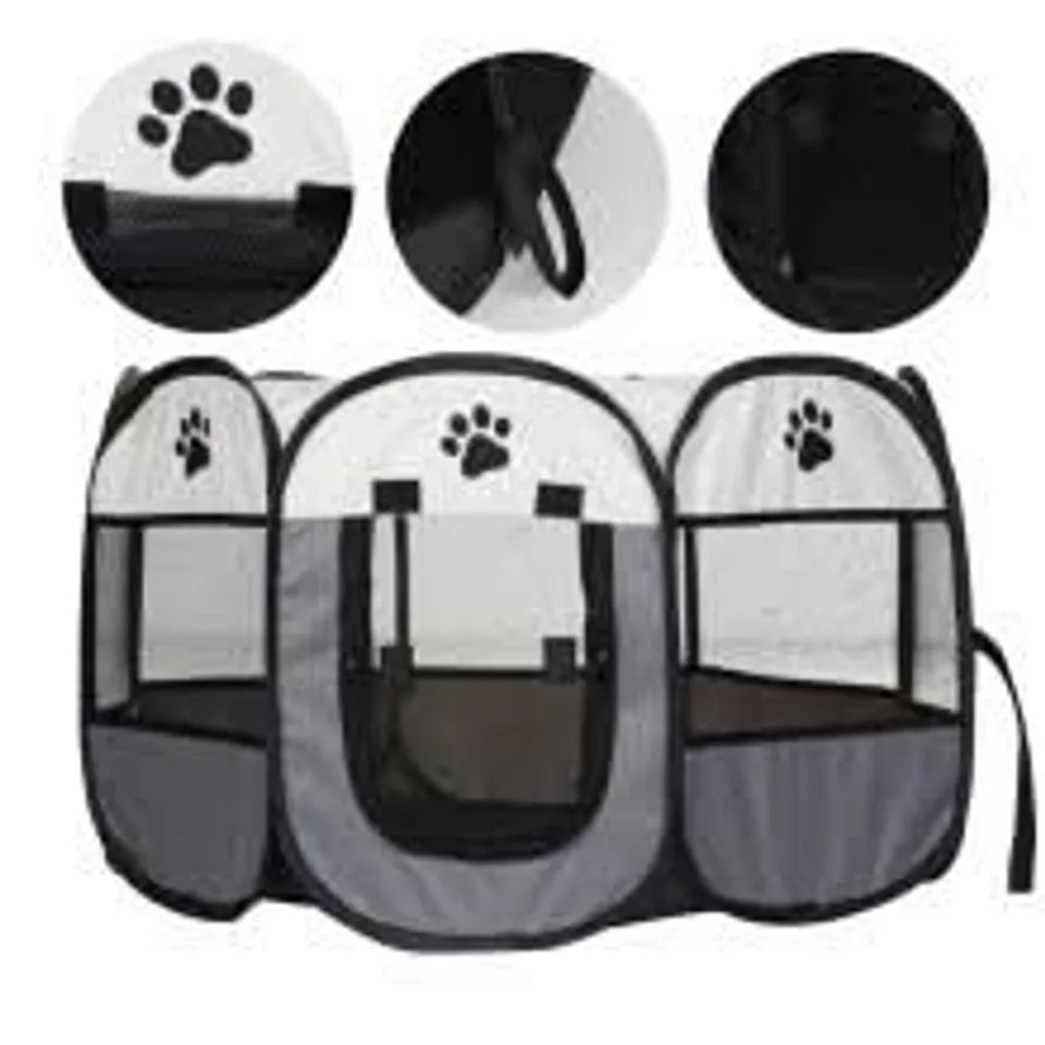 OYPLA 91CM LARGE FOLDING PET DOG RABBIT RUN PLAY PEN