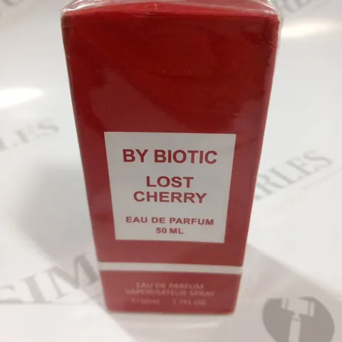 BOXED AND SEALED BY BIOTIC LOST CHERRY EAU DE PARFUM 50ML