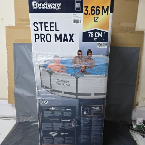 BOXED BESTWAY 12FT PRO MAX POOL - COLLECTION ONLY