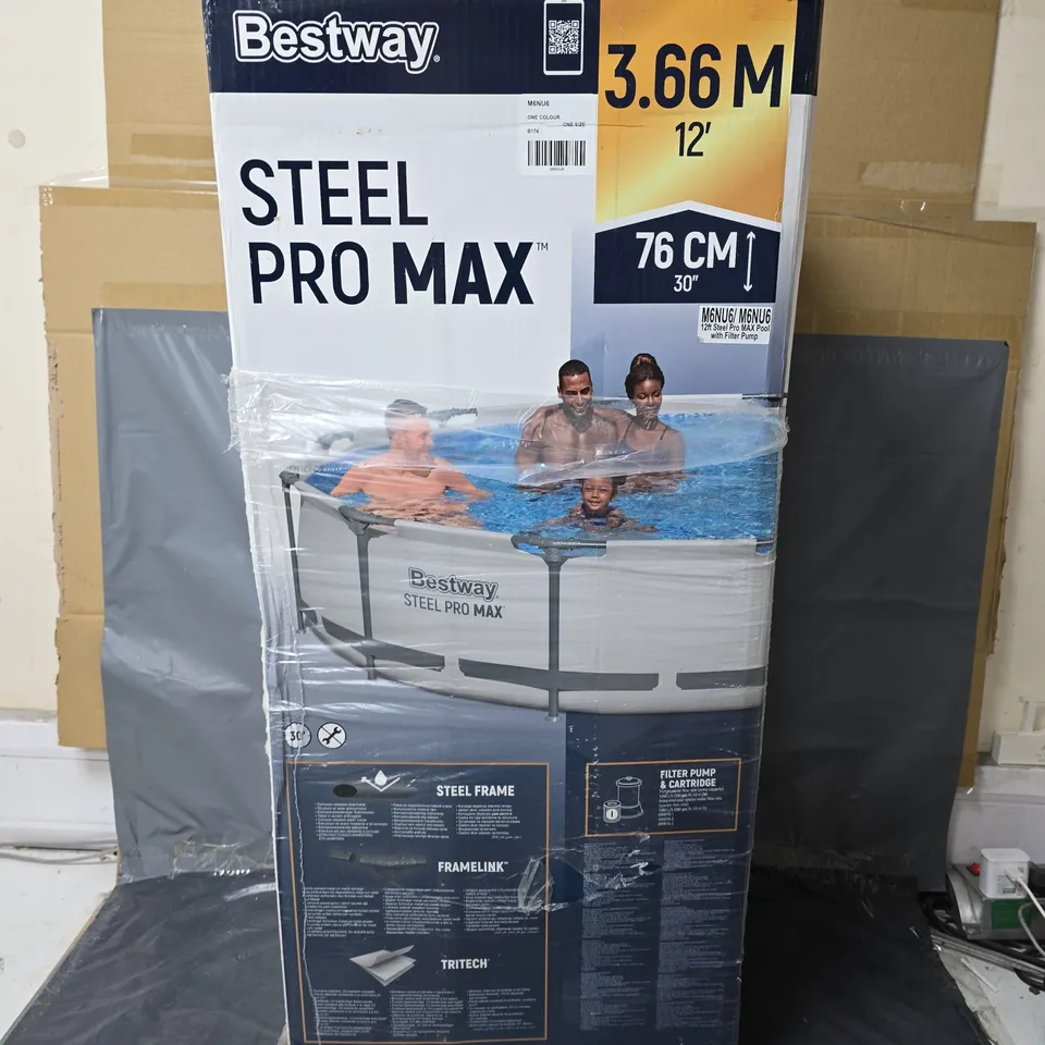 BOXED BESTWAY 12FT PRO MAX POOL - COLLECTION ONLY