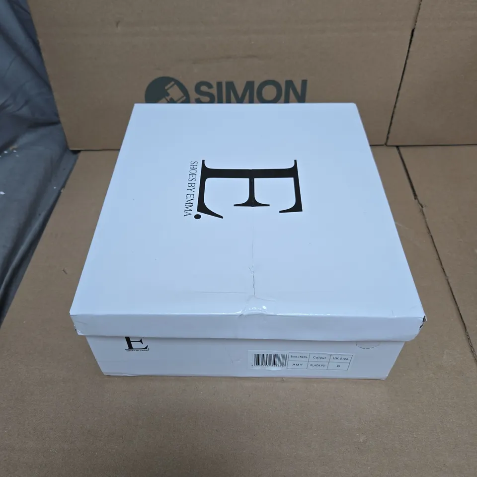 SHOES BY EMMA - AMY BLACK ANKLE BOOTS – UK SIZE 6 