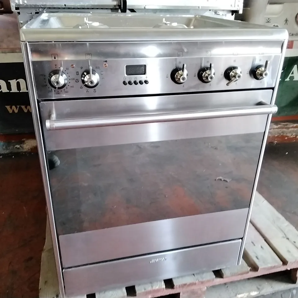 SMEG SUK61PX8 60CM DUAL FUEL COOKER