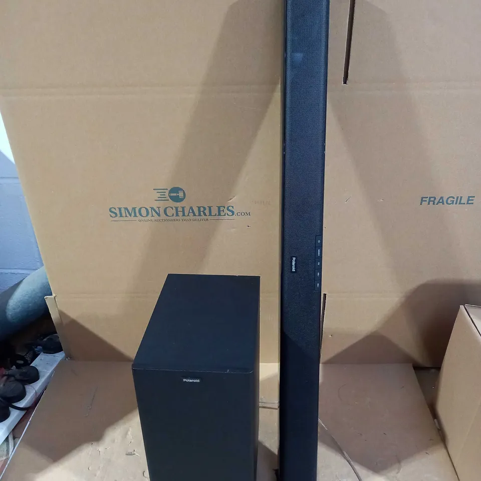 POLAROID BLUETOOTH SOUND BAR WITH SUBWOOFER