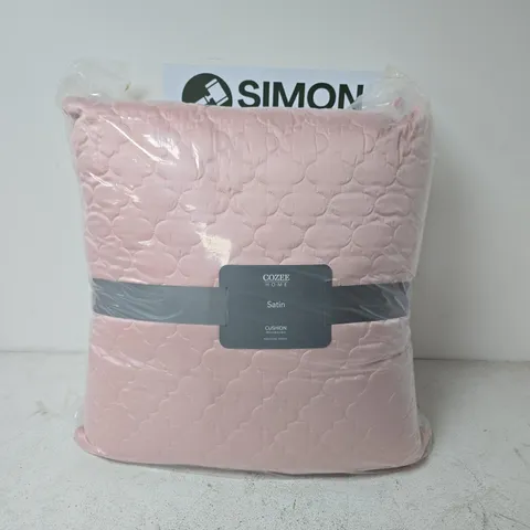 COZEE HOME SATIN CUSHION – PINK