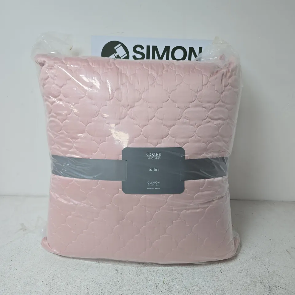 COZEE HOME SATIN CUSHION – PINK