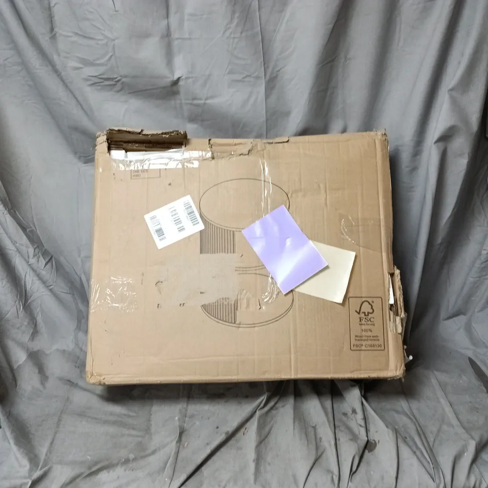 BOXED CARINA SIDE TABLE IN BLACK