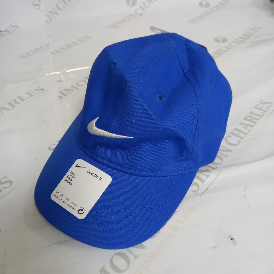 NIKE JUSTT DO IT BLUE CAP - CHILD
