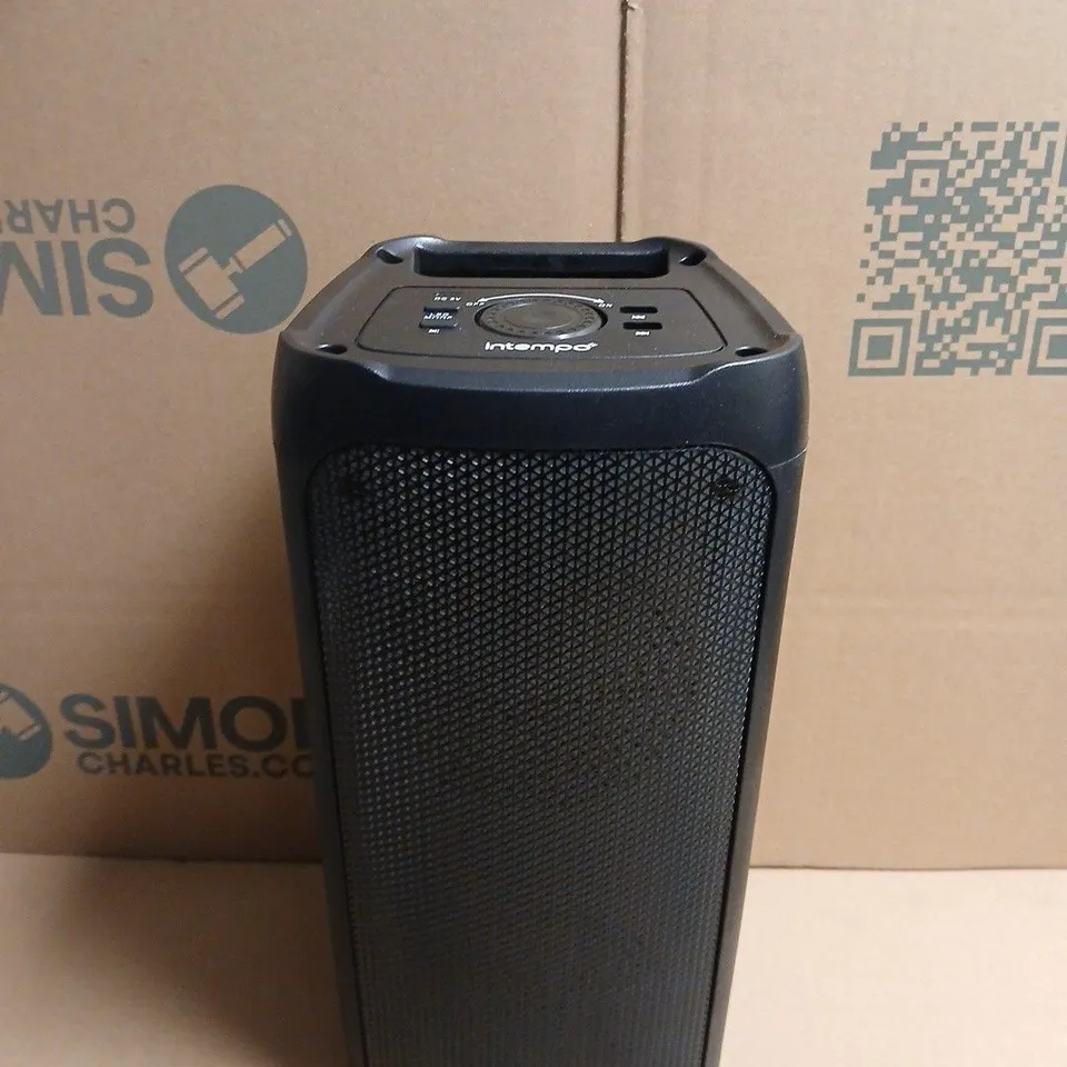 INTEMPO FLARE PORTABLE BLUETOOTH SPEAKER WITH COLOUR CHANGING LIGHTS