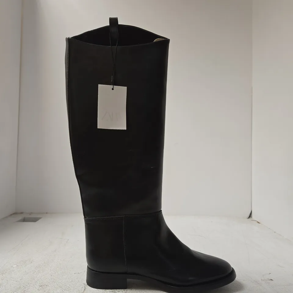 ZARA BLACK KNEE-HIGH BOOTS – WOMEN'S, UK 3 (EU 36)