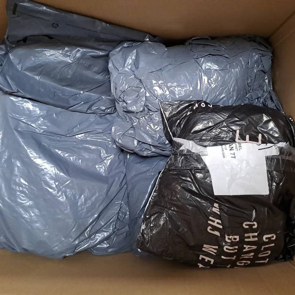 APPROXIMATELY 20 ASSORTED CLOTHING ITEMS IN VARIOUS STYLES AND SIZES 