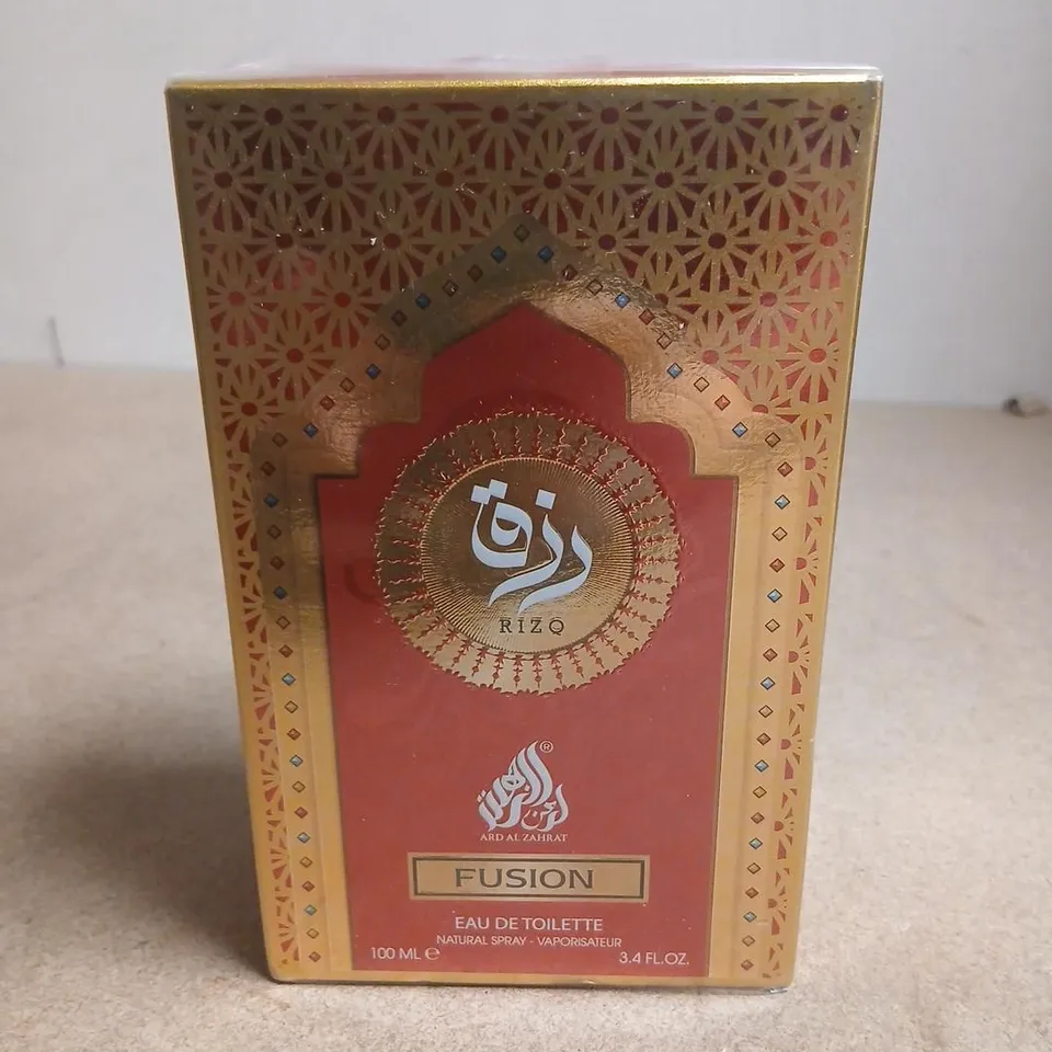BOXED AND SEALED ARD AL ZAHRAT FUSION RIZQ EAU DE TOILETTE 100ML