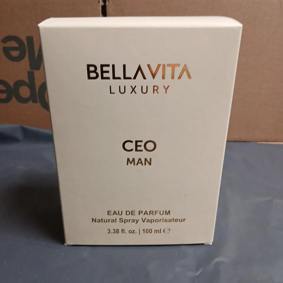 BOXED AND SEALED BELLAVITA LUXURY CEO MAN EAU DE PARFUM 100ML