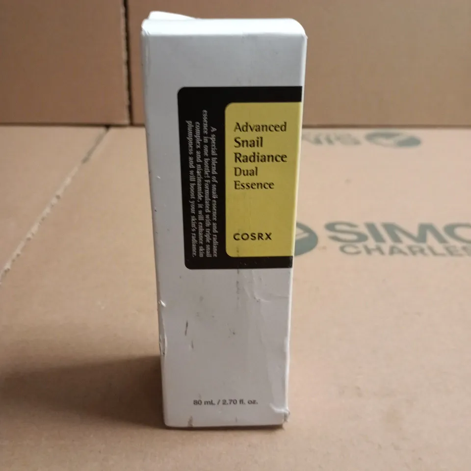 COSRX ADVANCED SNAIL RADIANCE DUAL ESSENCE – 80 ML (BOXED)