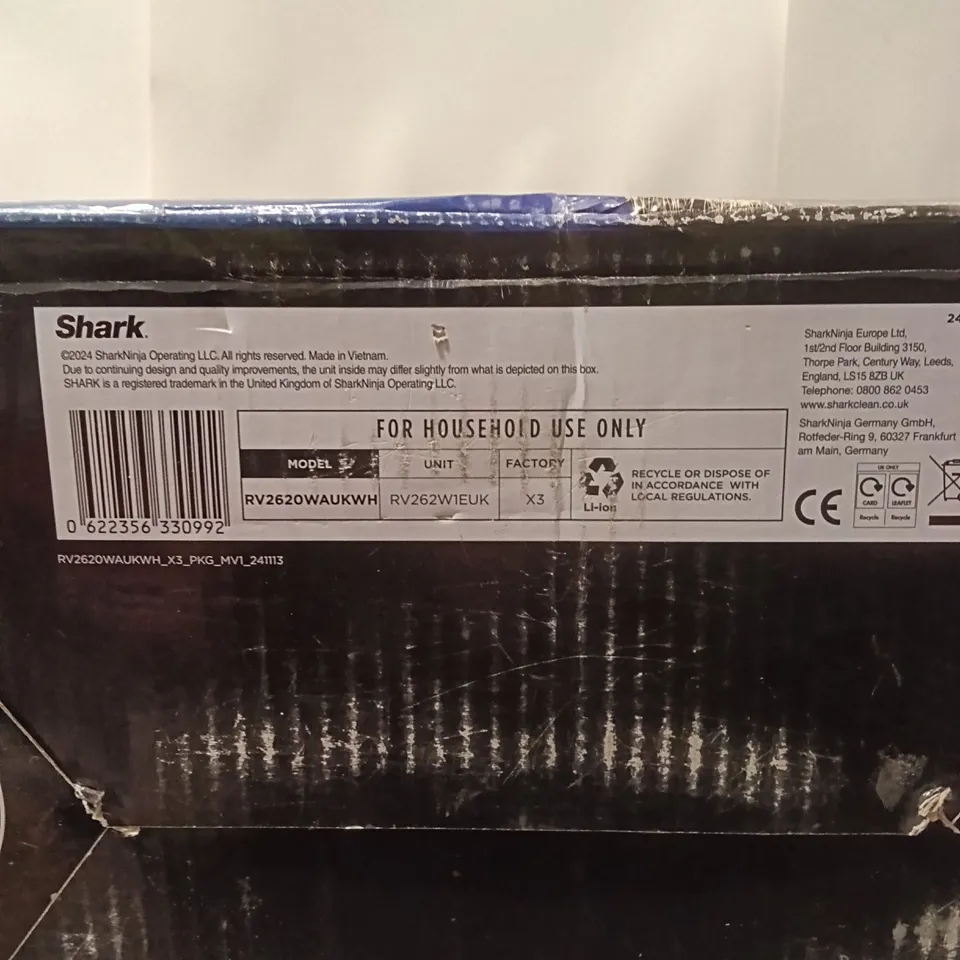SHARK MATRIX PLUS RV2620WAUKWH MOP 2-1 VACUUM ROBOT