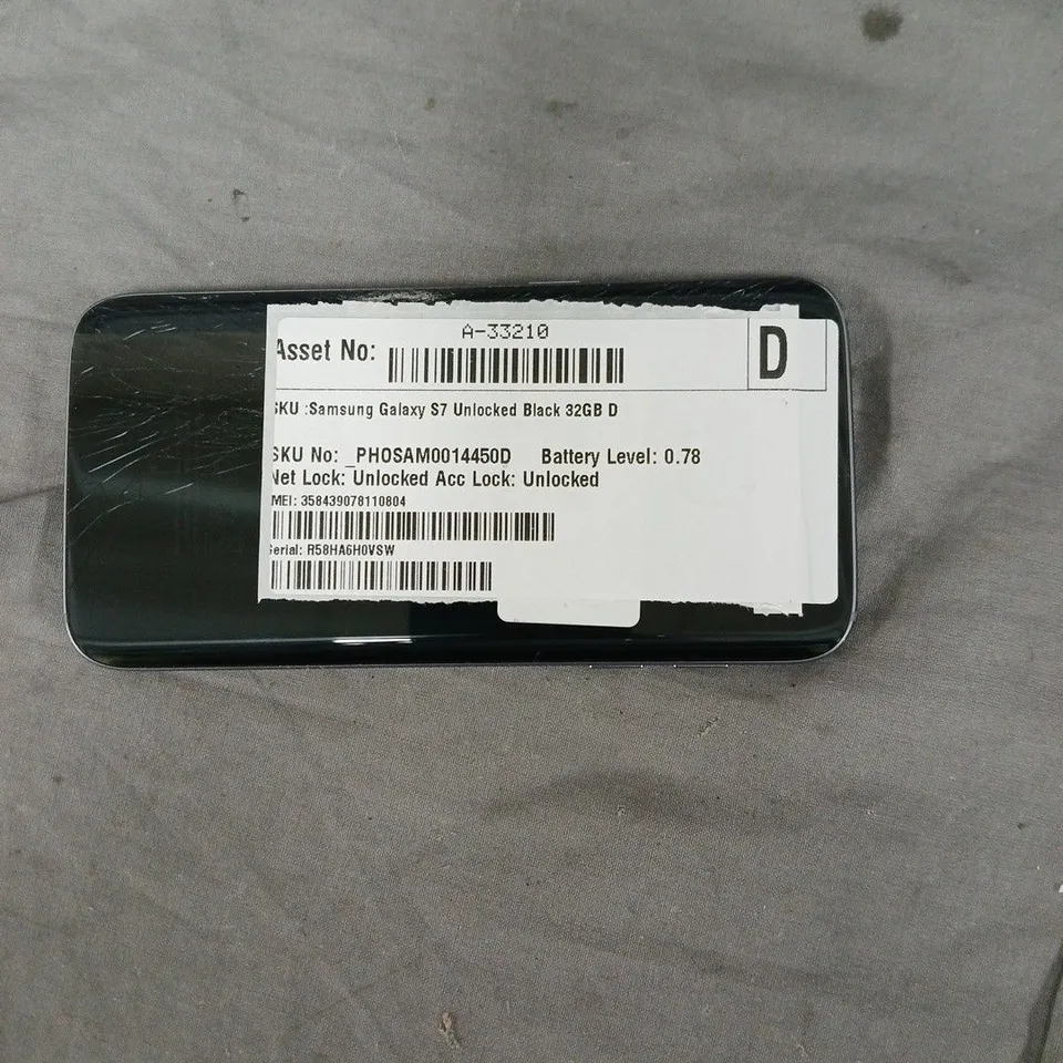 SAMSUNG GALAXY S7 UNLOCKED SMARTPHONE – BLACK, 32GB