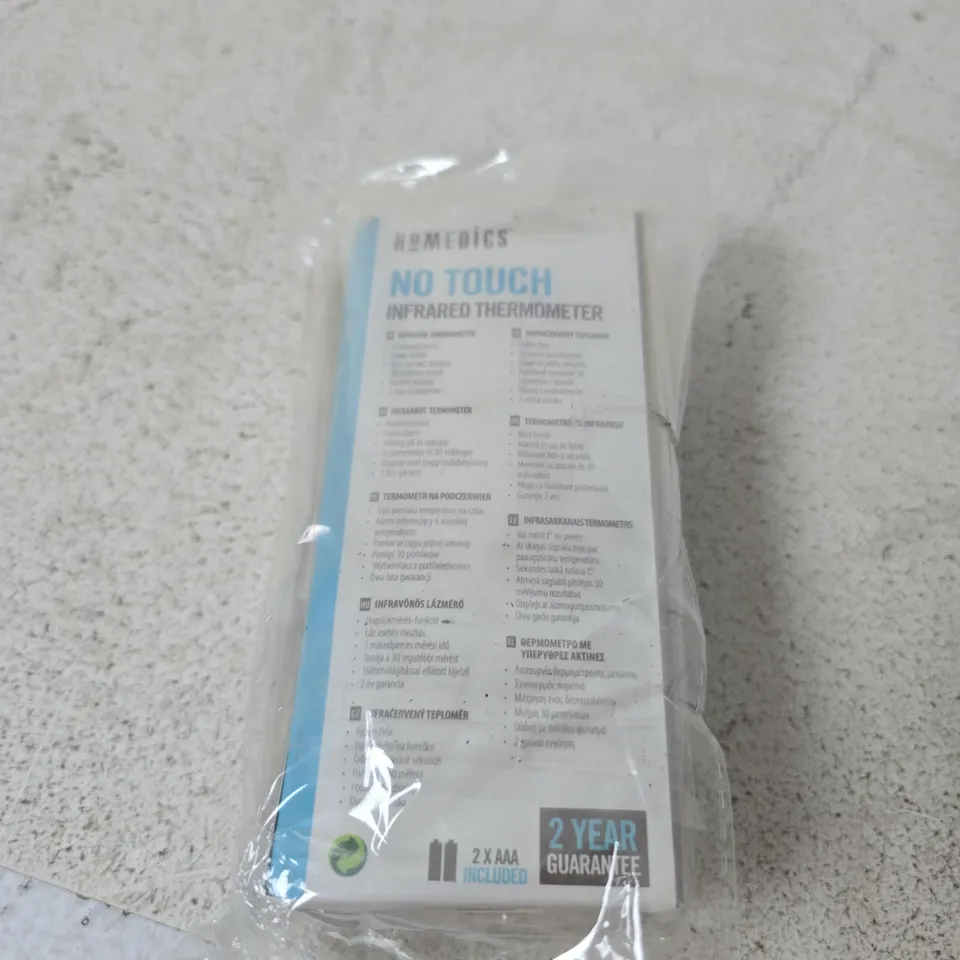 HOMEDICS NO TOUCH INFRARED THERMOMETER – TE-200-EEU (BOXED)