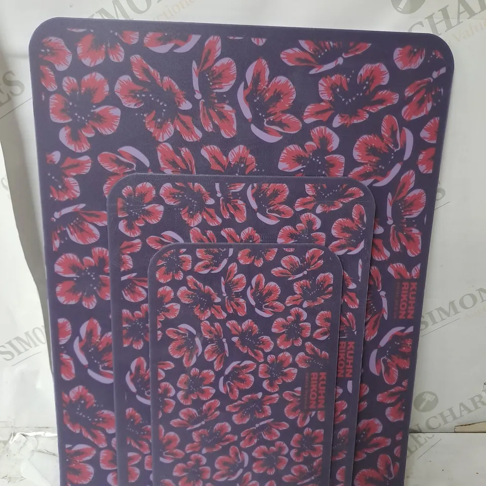 KUHN RIKON SWISS DESIGN FLOWER PRINT CUTTING BOARDS