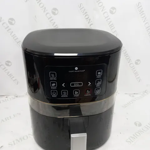 COOK'S ESSENTIALS 4L AIR FRYER IN BLACK