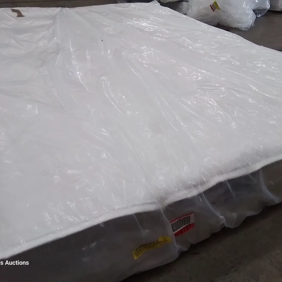 QUALITY BAGGED 6' SUPERKING SIZE MEMORY FOAM OPEN COIL MATTRESS 