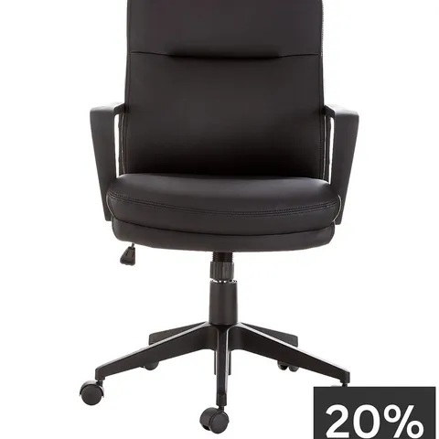BOXED PLUTO OFFICE CHAIR - BLACK