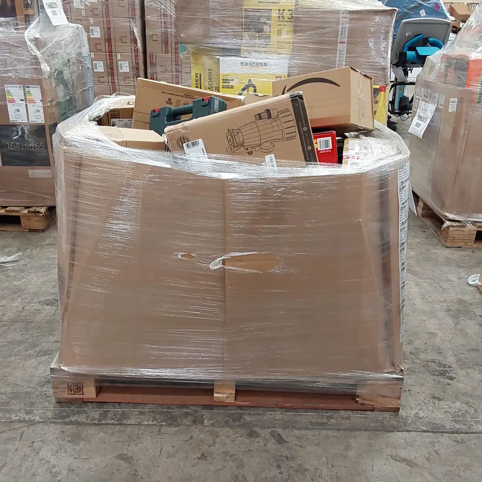 PALLET OF APPROXIMATELY 62 UNPROCESSED RAW RETURN HOUSEHOLD AND ELECTRICAL GOODS TO INCLUDE;